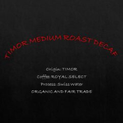 DECAF SWP Medium TIMOR GROUND One Pot Bag 2.5oz