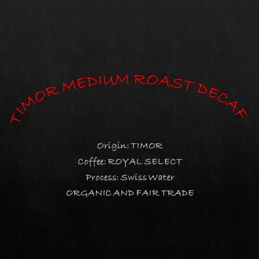 DECAF SWP Medium TIMOR GROUND One Pot Bag 2.5oz