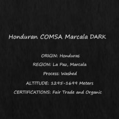 French Roast (Dark) Honduran Organic GROUND 11oz Bag